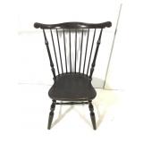 Black Windsor Style Fan Back Chair
