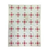 Early Applique Floral Rose Quilt