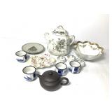 Teapots w Miniature Cups +
