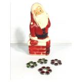Plastic Santa Claus Figure +++