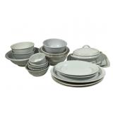 20 PC  Ironstone & Ceramic Mixing Serving Platters