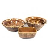Spongeware Bowls Brush USA Planter