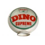 Milk Glass Gas Pump Globe Body