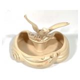 Hull Pottery Regal 314 Duck In Flight Console Bowl