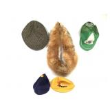 Vtg Fur & Four Hats