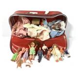 TWA Case w Vtg Dolls