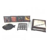 Wood Tile & Cast Iron Coasters