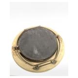 Lg Vtg 3 Fold Vanity Wall Mirror w Beveled Glass