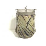 Art Nouveau Pallme Konig Irid Glass jar