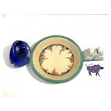 Listerine Razor Blade Bank Frogs Royalite Pie Pan+
