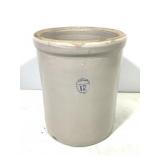 Huge Antique 12 Gal Stoneware Crock