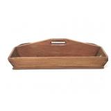 Handmade Divided Wooden Tool Carrier/ Box