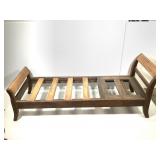 Vintage Twin Size Sleigh Day Bed Frame