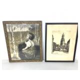 Signed P Tulerman Print +
