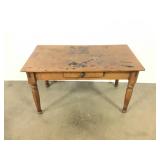 Wooden Single Drawer Table