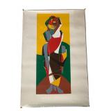 E O Odita Nigeria 1982 Silkscreen Signed Ed