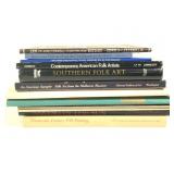 10 Folk Art Bks & 2 Folders w MOAFA Publications.
