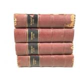 4 Antiquarian Books Plutarchs Lives Vols 1 2 4 & 5