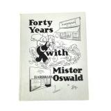 Forty Years W Mister Oswald Signed  Russ Johnson