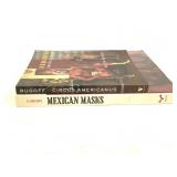 2 Books Mexican Masks & Circus Americanus