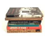8 Bks Artists In Wood American Folk Art Canes +