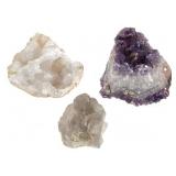 Drusy W Qz Geode Red Tip Amethyst Xls Smoky Elesti