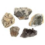 5 Calcite Xls Smoky Quartz Xls Pyrite & Cal +
