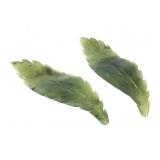 Carved Jade Leaves