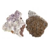 Mimenite Calcite Crystalline & Grape Agate