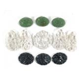 Carved Jade / Semi-Precious Stone Cabs & Pendants
