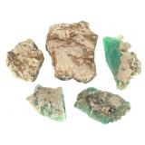 Australian Chrysoprase Specimens, Select Grade