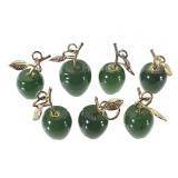 Jade Apple Pendants