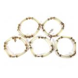 Chinese Mother of Pearl Link Bracelets