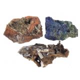 CL Barite Xls Legrandite Xls w Limonite & Azur ML