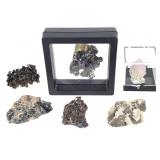 6 Aegirine Cluster Sphalerite w Dolomite Spirt Qz+