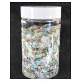 Sm. Australian Opal Specimens in Bottle