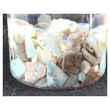 Sm. Australian Opal Specimens in Bottle