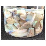 Australian Opal Specimens in Bottle
