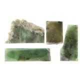 Sm. Siberian Green Jade Slabs