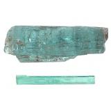 Teal Green Tourmaline Specimens