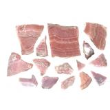 Rhodochrosite Slabs & Pieces