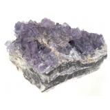 Purple Cube Fluorite Xls On Matrix 1 Lb 8.7 oz