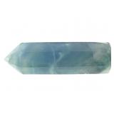 Polished Blue Green Fluorite Tower w Irid 2.1 oz