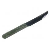 Carved Green Jade Knife