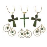 Jade Cross Necklaces & Pendants