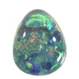 Australian Precious Black Opal Triplet
