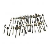46pcs Misc Silverplate Utensils