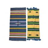 Vtg Southwest Style Rug & Poncho