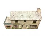 Vtg Tin Metal Dollhouse Large