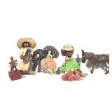 Vtg Mexican Figures Toys & Marianettes